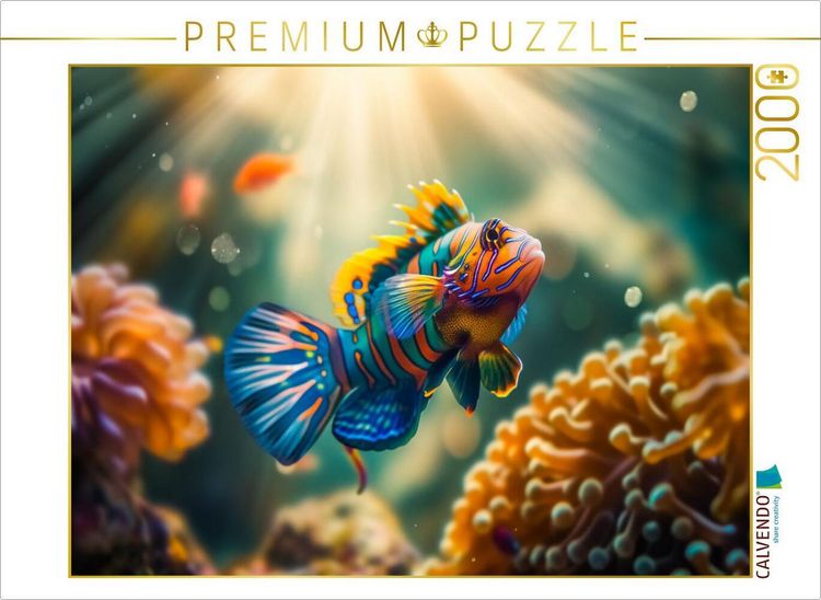 Produktbild: CALVENDO Puzzle Fische k&ouml;nnen nicht fliegen, aber sie k&ouml;nnen schwimmen - und das ist doch auch schon was | 2000 Teile Lege-Gr&ouml;&szlig;e 90x67cm Foto-Puzzle f