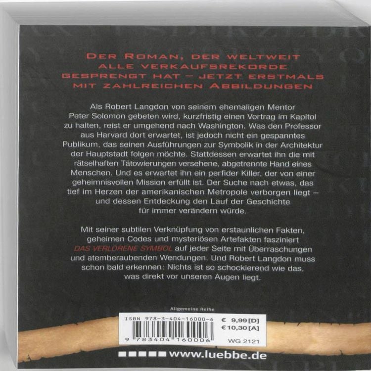 Das verlorene Symbol / Robert Langdon Band 3