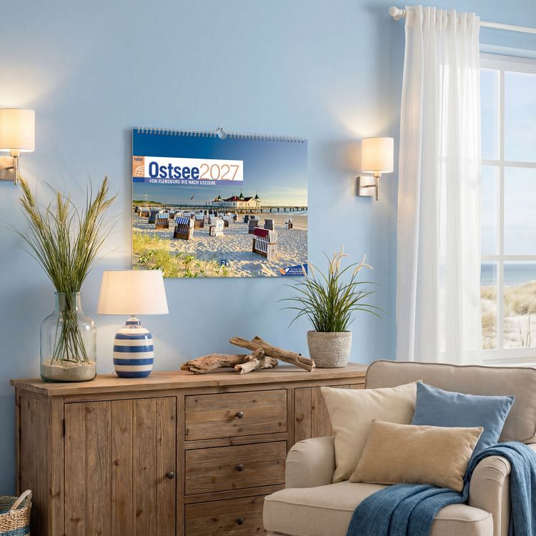 Produktbild: Ostsee ReiseLust Kalender 2027 | von Flensburg bis nach Usedom