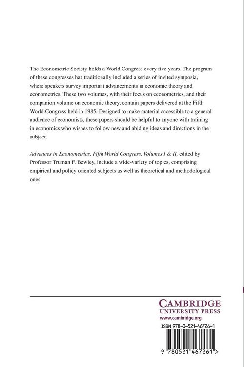 Produktbild: Advances in Econometrics