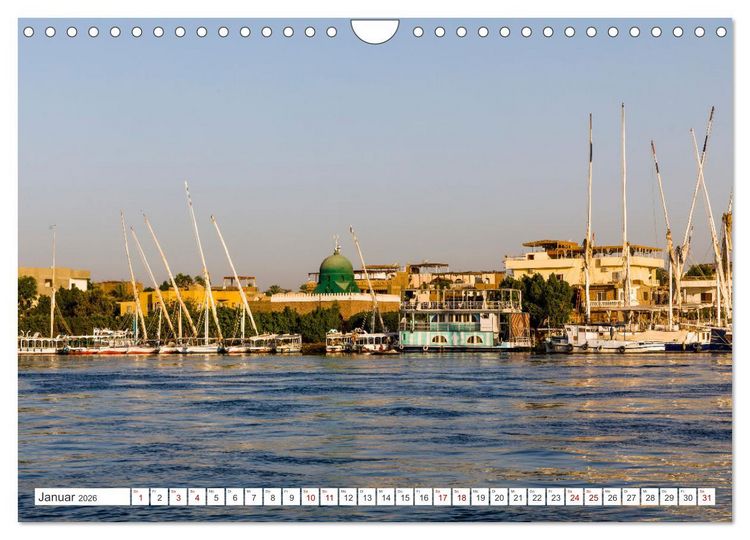 Produktbild: &Auml;gypten Landschaften am Nil (Wandkalender 2026 DIN A4 quer), CALVENDO Monatskalender