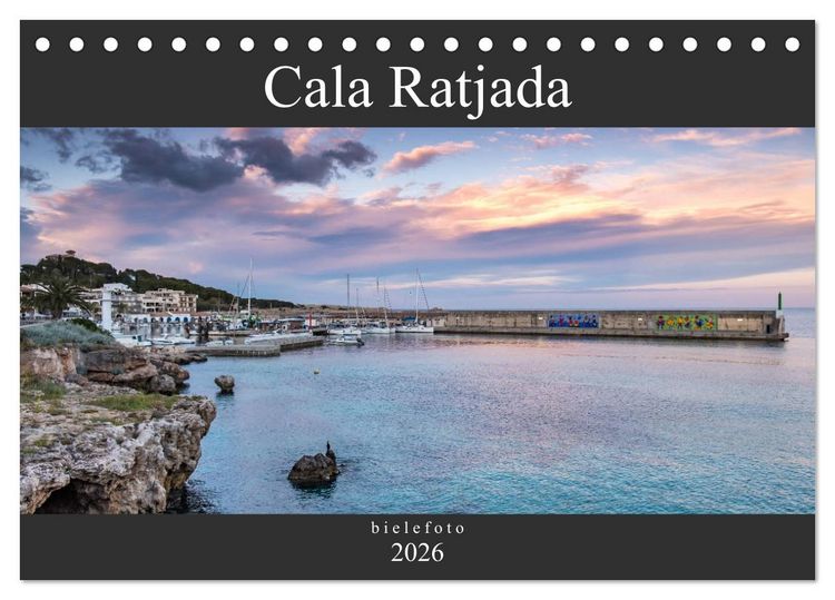 Produktbild: Cala Ratjada Kalender (Tischkalender 2026 DIN A5 quer), CALVENDO Monatskalender