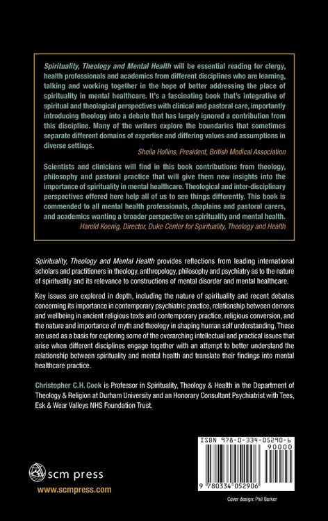 Produktbild: Spirituality, Theology and Mental Health
