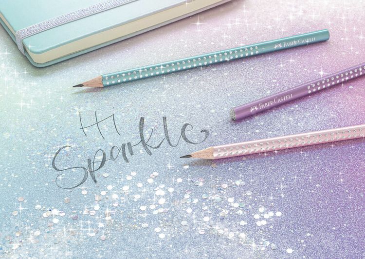 Produktbild: Faber-Castell Bleistift Sparkle ocean metal.