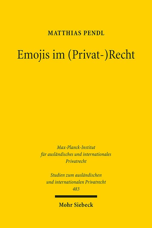 Produktbild: Emojis im (Privat-)Recht