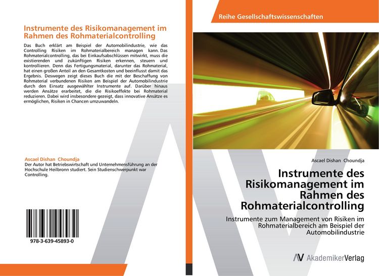 Produktbild: Instrumente des Risikomanagement im Rahmen des Rohmaterialcontrolling