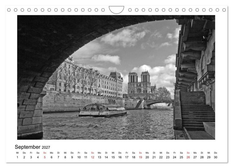 Produktbild: Paris vive la m&eacute;tropole (Wandkalender 2027 DIN A4 quer), CALVENDO Monatskalender