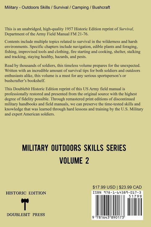 Produktbild: Survival - Army FM 21-76 (1957 Historic Edition)