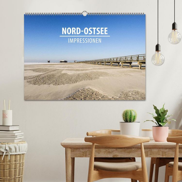 Produktbild: Nord-Ostsee Impressionen (Wandkalender 2026 DIN A2 quer), CALVENDO Monatskalender