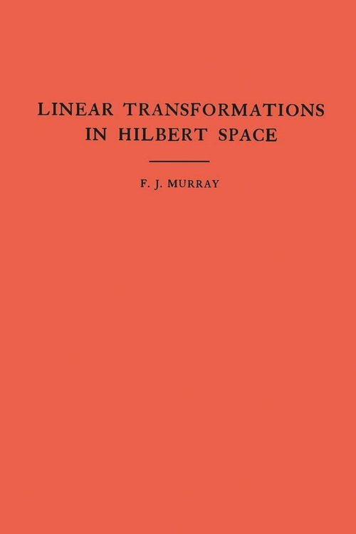 Produktbild: An Introduction to Linear Transformations in Hilbert Space