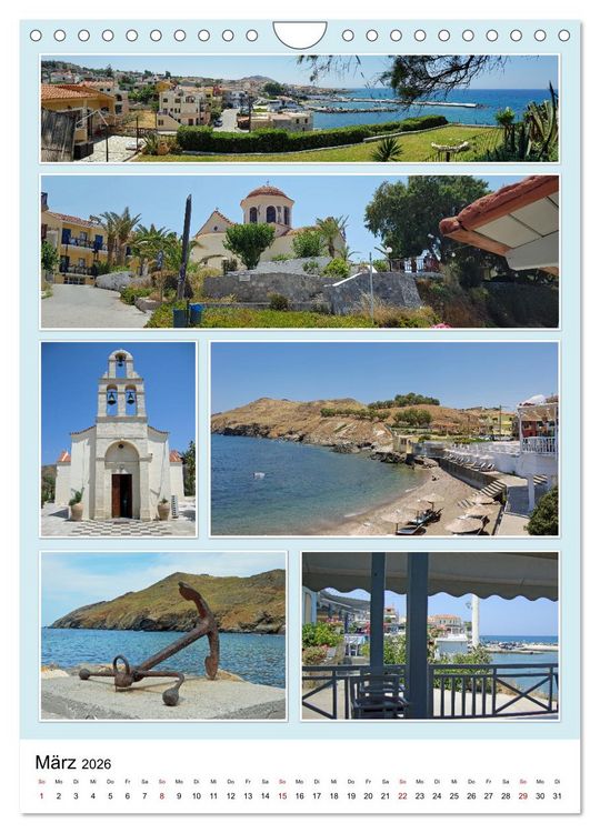 Produktbild: Inseltraum Kreta - Sehenswerte Ausflugsziele (Wandkalender 2026 DIN A4 hoch), CALVENDO Monatskalender