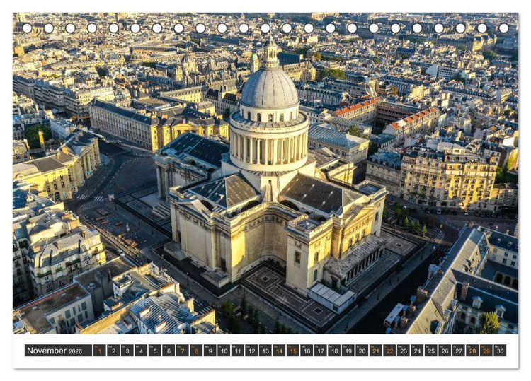 Produktbild: Bonjour Paris (Tischkalender 2026 DIN A5 quer), CALVENDO Monatskalender
