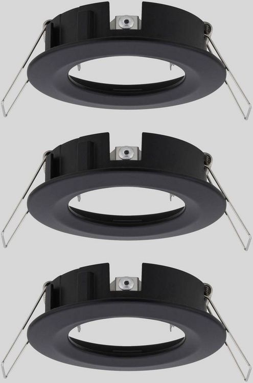 Produktbild: Paulmann 92481 EBL Choose Einbauring 3er Set 10W Schwarz (matt)