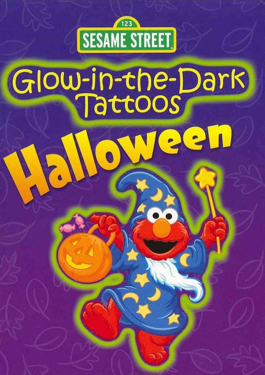 Produktbild: Sesame Street Glow-In-The-Dark Tattoos Halloween [With Tattoos]