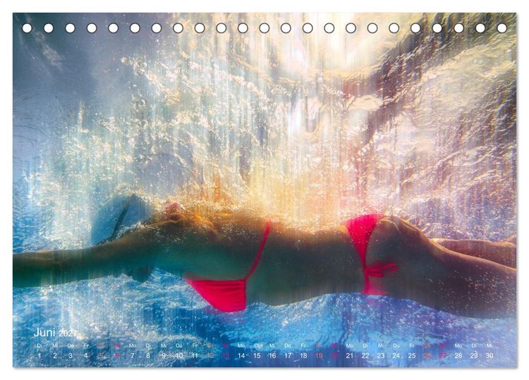 Produktbild: SCHWIMMGL&Uuml;CK (Tischkalender 2027 DIN A5 quer), CALVENDO Monatskalender