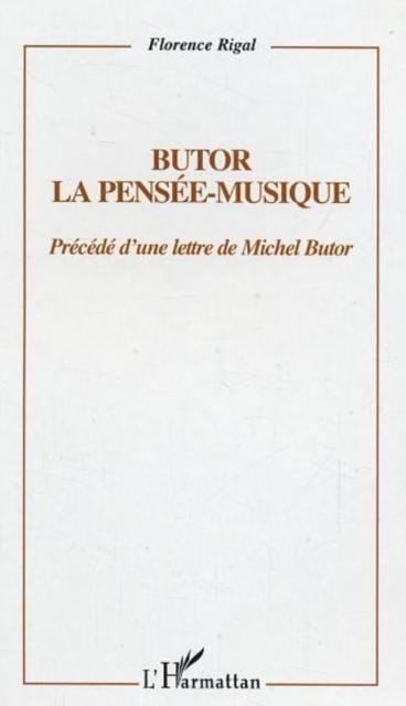 Produktbild: Butor: pensee-musique precede d'une lettre de michel butor