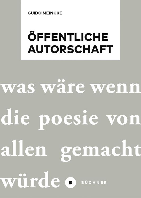 Produktbild: &Ouml;ffentliche Autorschaft
