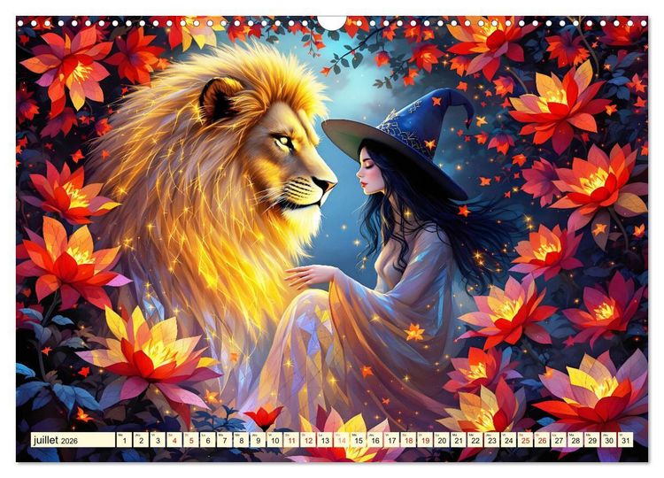 Produktbild: Des amiti&eacute;s touchantes (Calendrier mural 2026 DIN A3 vertical), CALVENDO calendrier mensuel