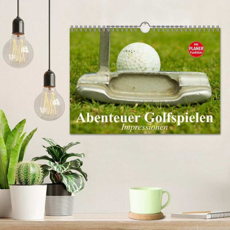 Produktbild: Abenteuer Golfspielen. Impressionen (Wandkalender 2026 DIN A4 quer), CALVENDO Monatskalender