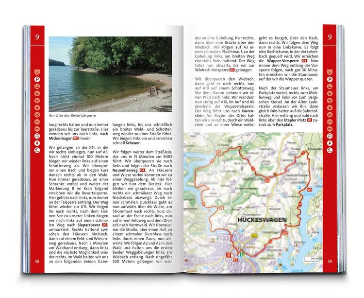 Produktbild: KOMPASS Wanderf&uuml;hrer Bergisches Land, Naturpark zwischen Rhein und Sauerland, 60 Touren