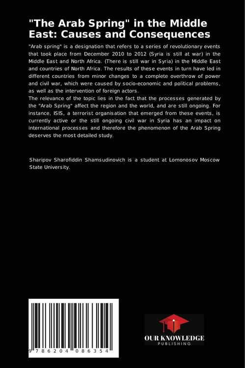 Produktbild: "The Arab Spring" in the Middle East: Causes and Consequences