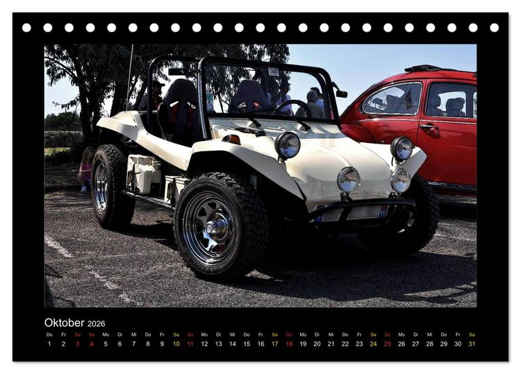 Produktbild: Buggys - die Kultautos der 80er (Tischkalender 2026 DIN A5 quer), CALVENDO Monatskalender