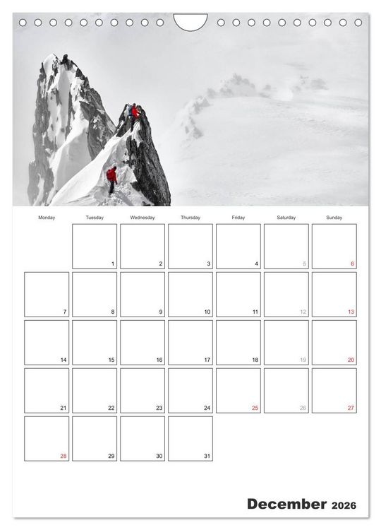 Produktbild: EXPLORING ALPS (Wall Calendar 2026 DIN A4 portrait), CALVENDO 12 Month Wall Calendar