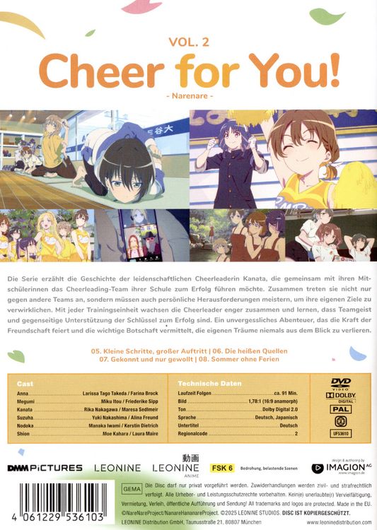 Produktbild: Cheer for You! - Vol. 2