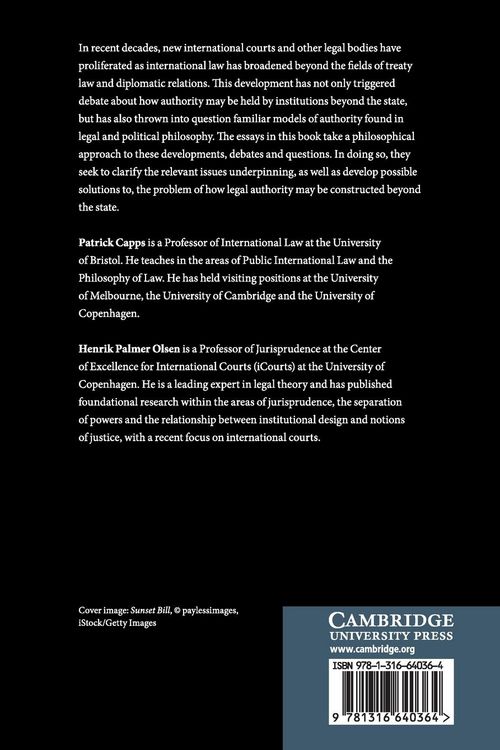 Produktbild: Legal Authority beyond the State