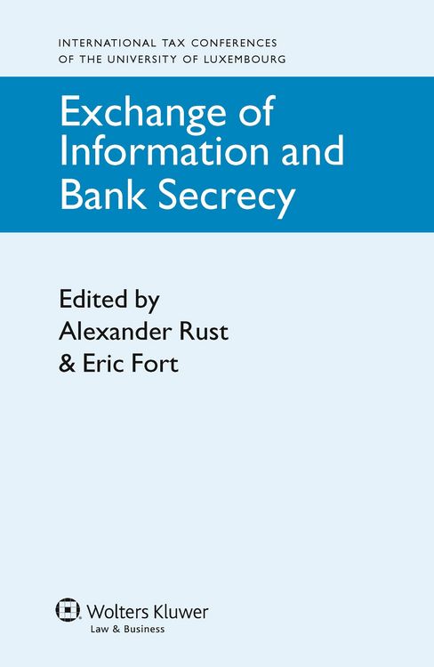 Produktbild: Exchange of Information and Bank Secrecy