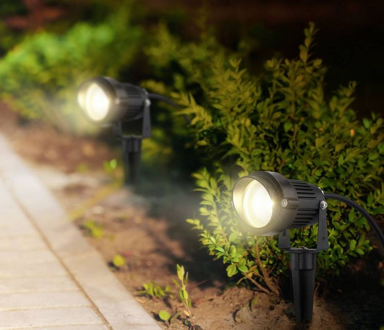 Produktbild: Sygonix SY-6612934 LED-Gartenleuchte LED LED 1W Schwarz
