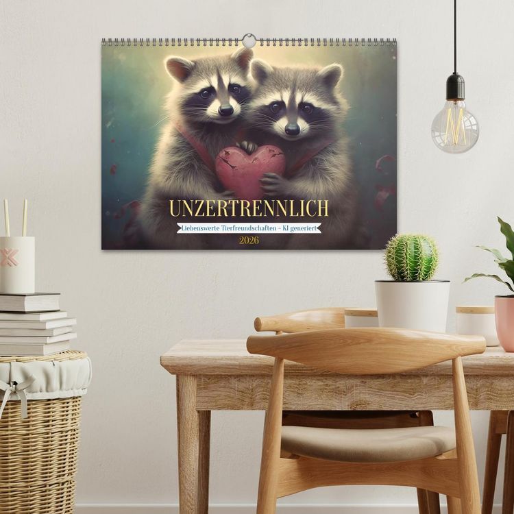 Produktbild: Unzertrennlich (Wandkalender 2026 DIN A3 quer), CALVENDO Monatskalender