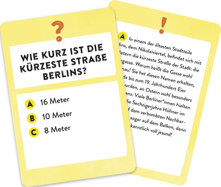 Produktbild: Wer h&auml;tte das gedacht?! Das Unn&uuml;tzes Wissen-Quiz Berlin