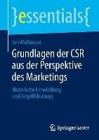 Produktbild: Grundlagen der CSR aus der Perspektive des Marketings