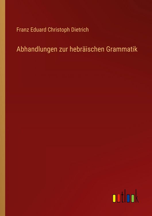 Produktbild: Abhandlungen zur hebr&auml;ischen Grammatik