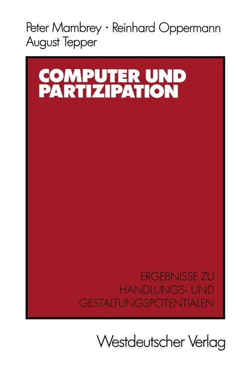 Produktbild: Computer und Partizipation