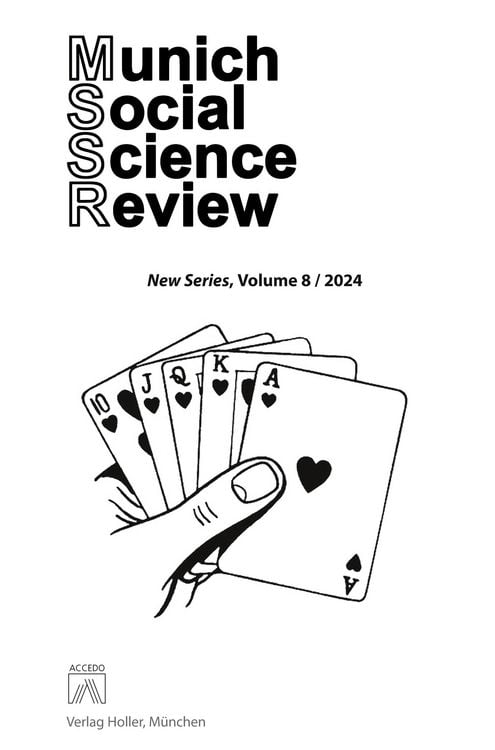 Produktbild: Munich Social Science Review, Volume 8