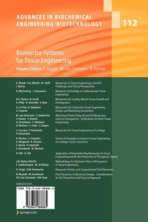 Produktbild: Bioreactor Systems for Tissue Engineering