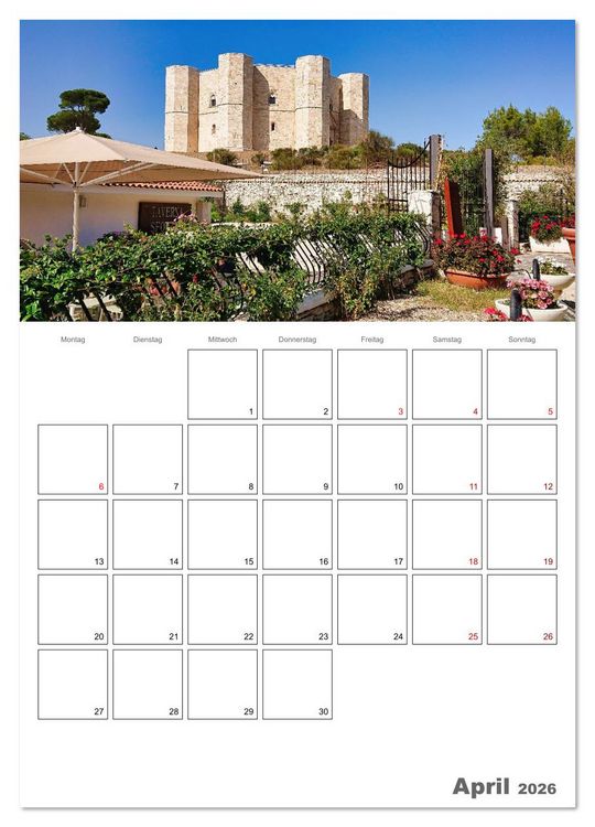 Produktbild: Faszinierendes Apulien (Wandkalender 2026 DIN A4 hoch), CALVENDO Monatskalender