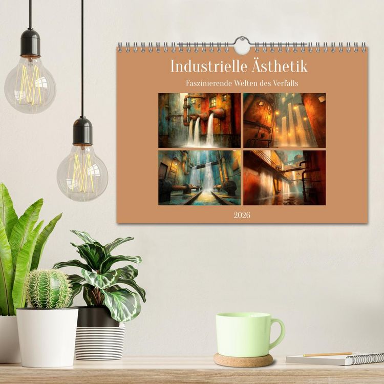 Produktbild: Die faszinierende Welt der industriellen &Auml;sthetik (Wandkalender 2026 DIN A4 quer), CALVENDO Monatskalender