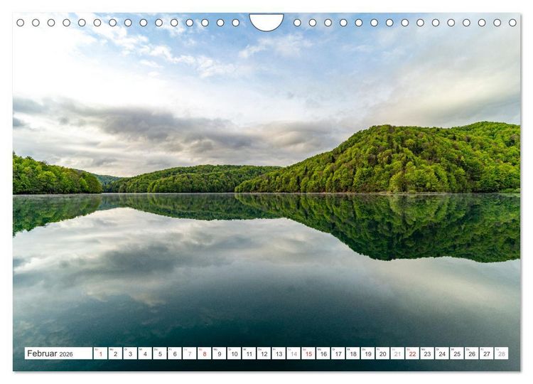 Produktbild: Welterbe in Kroatien - Plitvicer Seen (Wandkalender 2026 DIN A4 quer), CALVENDO Monatskalender