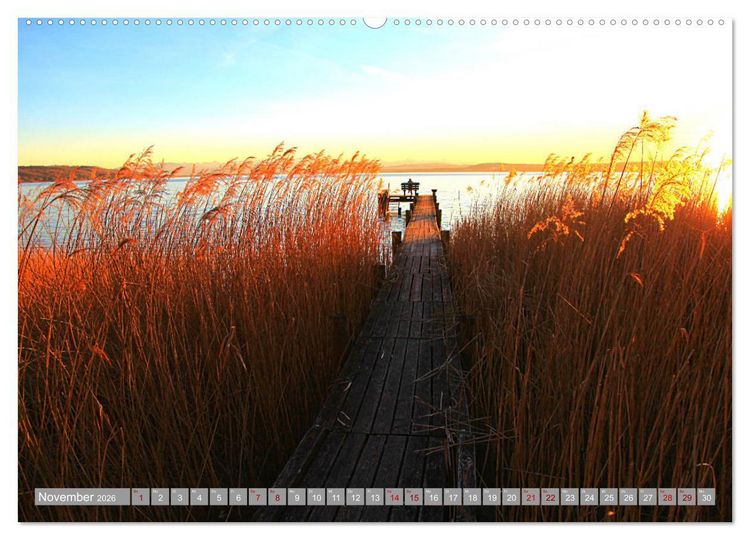 Produktbild: Mein Ammersee - am Ostufer entlang (Wandkalender 2026 DIN A2 quer), CALVENDO Monatskalender