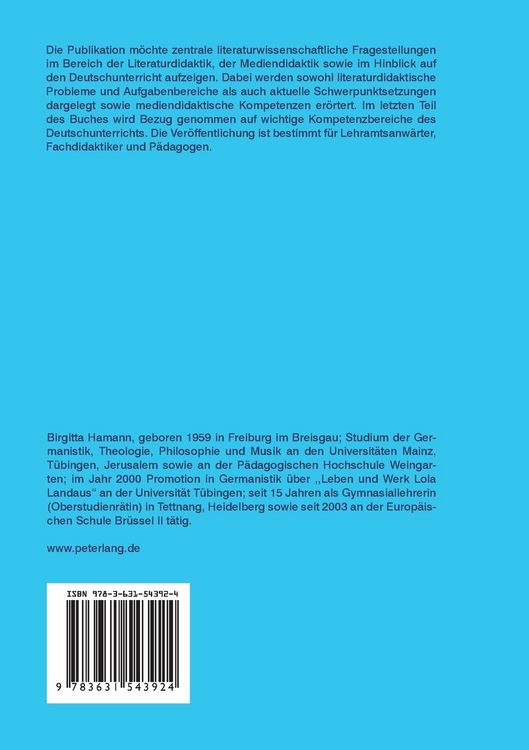 Produktbild: Grundfragen der Literaturdidaktik und zentrale Aspekte des Deutschunterrichts