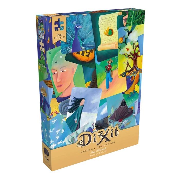 Dixit Puzzle 1000 Teile - Motiv Chameleon Night | 48x68cm Fantasy Puzzle | Inklusive Dixit-Karte