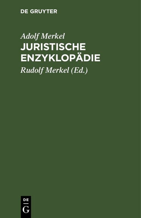 Produktbild: Juristische Enzyklop&auml;die