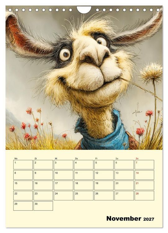 Produktbild: Lama la Vida. Lama-Momente zwischen Humor und Charakter (Wandkalender 2027 DIN A4 hoch), CALVENDO Monatskalender