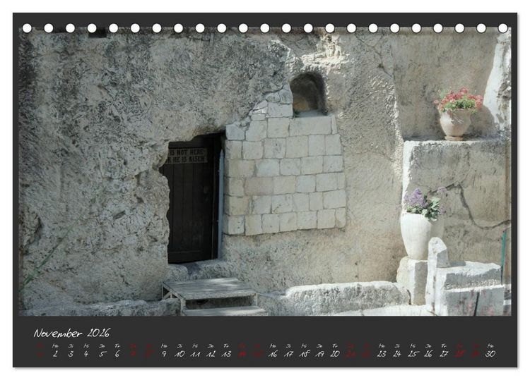 Produktbild: Unterwegs in Jerusalem (Tischkalender 2026 DIN A5 quer), CALVENDO Monatskalender