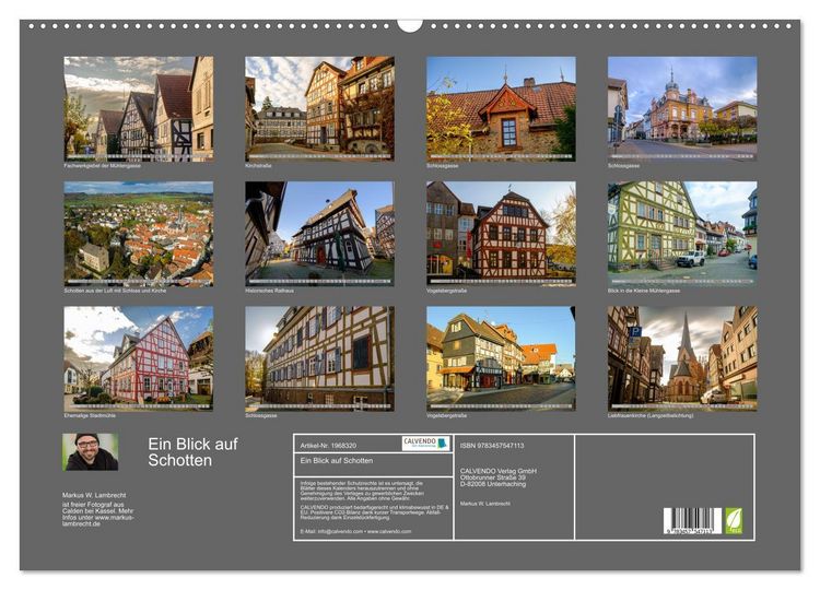 Produktbild: Ein Blick auf Schotten (Wandkalender 2026 DIN A2 quer), CALVENDO Monatskalender