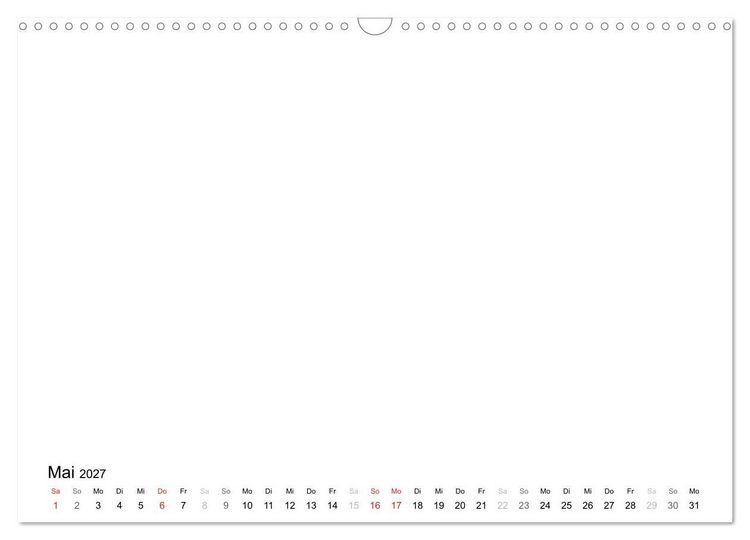 Produktbild: Bastelkalender - Weiss (Wandkalender 2027 DIN A3 quer), CALVENDO Monatskalender