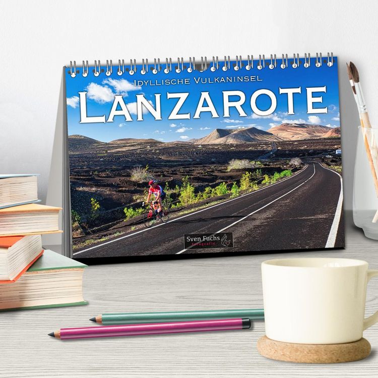 Produktbild: Idyllische Vulkaninsel Lanzarote (Tischkalender 2026 DIN A5 quer), CALVENDO Monatskalender